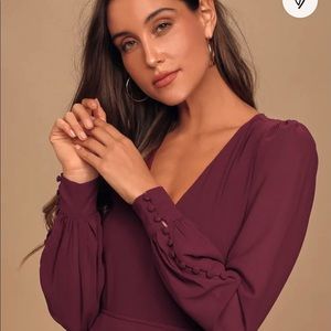 Maxi Length LuLu’s Wrap Dress - New With Tags